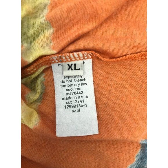 Russ Berns Size XL Abstract Striped Multicolor T-S - Picture 4 of 4